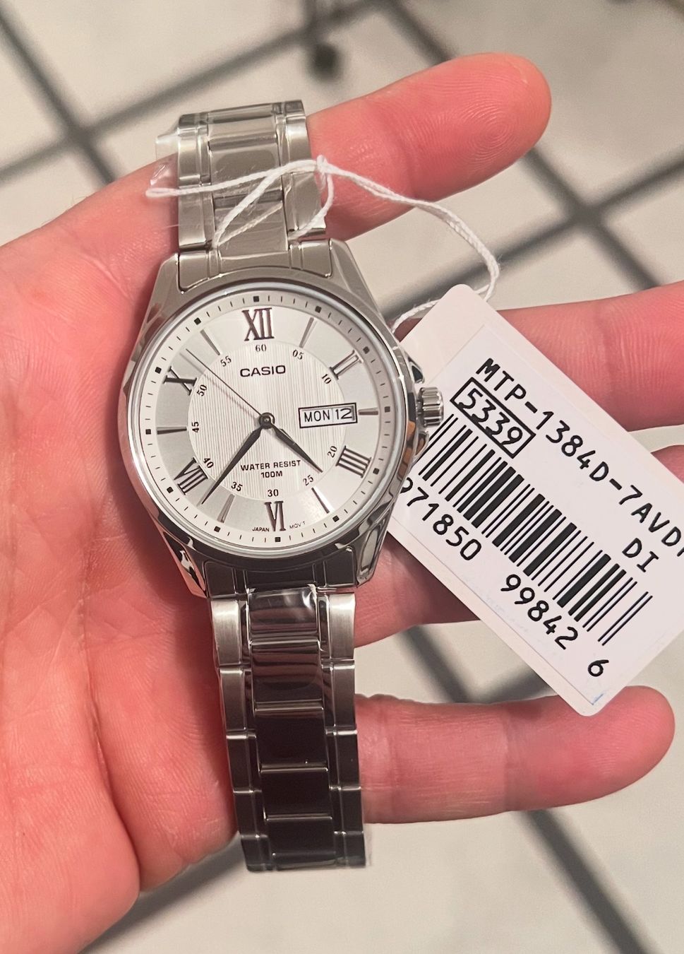Casio Uhren: Casio Armbanduhren MTP-1384D-7AVDF – Neu und originalverpackt aus Adlikon b.Regensdf von GPITIME 1
