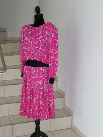 Vintage 70s Giovannozzi Italian Silk dress