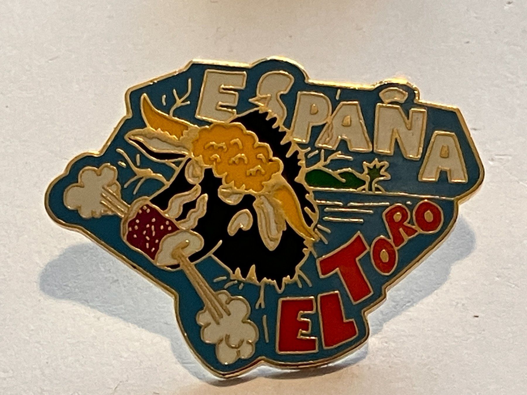 Placchette & Badge: 1 Pin Espana el Toro – Usato da Basel venduto da djwwpp