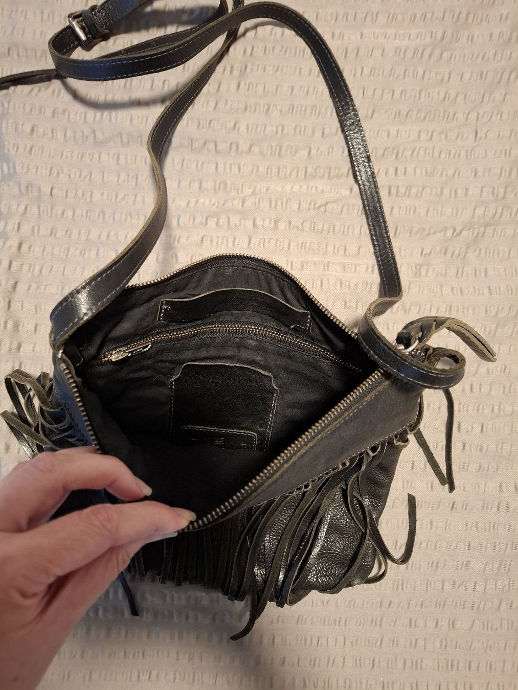 Taschen für Damen: Ledertasche mit Fransen – Gebraucht aus Rupperswil von Andrea4444 2