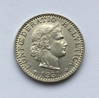 1931 20 Rappen -unz