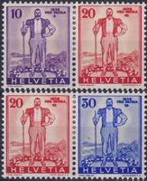 1936, Z23+Z24 Pro Patria Blockauschnitte ungebraucht, K:70.-