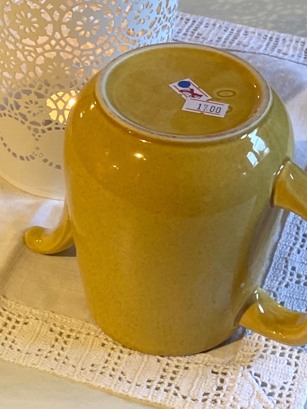 Rössler Teiere: KAFFEKANNE-RÖSSLER GESCHIRR-CURRYGELB – Usato da Meienried venduto da ManuelaBoutique 4