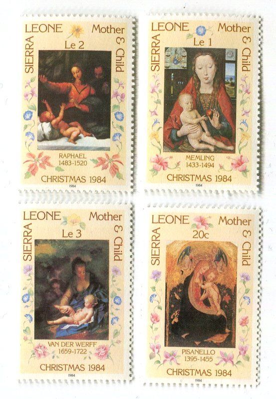 Tutti i francobolli: Briefmarken "Weihnachten". Sierra Leone. – Nuovo e nell'imballaggio originale da Basel venduto da Butsch5