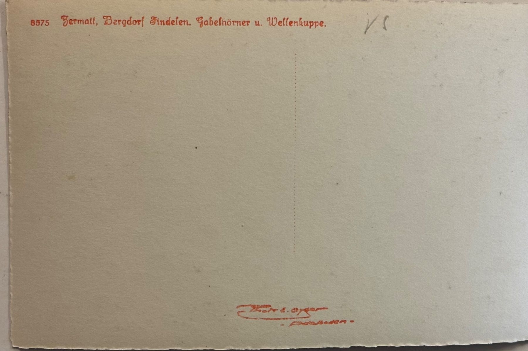 Cartoline postali: Vintage E. Gyger - Zermatt, Findelen – Usato da Frauenfeld venduto da Merk52 1