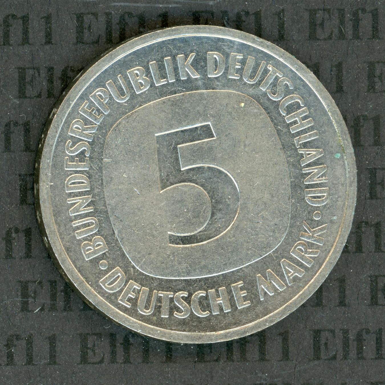 Tutti le monete: DEM___5.00 1980J vz+ 5 Deutsche Mark – Usato da Widnau venduto da Elf11 1