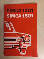 Oldtimer Bedienungsanleitung Betriebsanl. SIMCA 1301 1501