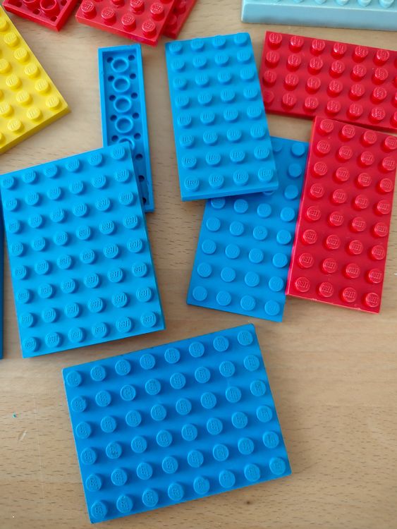 Lego Giocattoli: Lego-Kleinteile, Plättli, Steine, gem. Bild, ohne Behälter – Usato da St. Gallen venduto da Bisaknosp 3