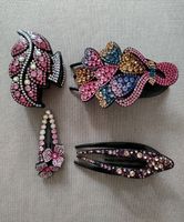 3 Haarklammer und 1 Haarspange, neu