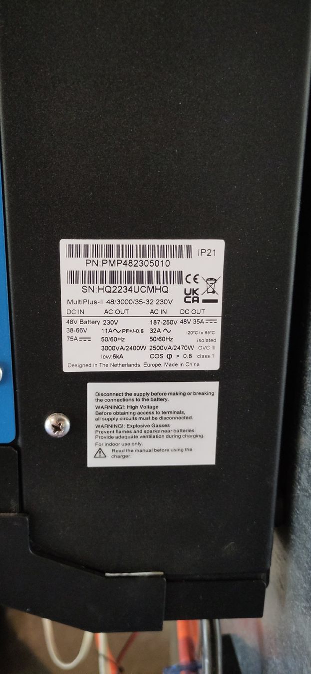 Victron Solargeräte und Solarprodukte: Batteriespeicher Victron MultiPlus-II Pylontech 9.6 kWh – Gebraucht aus Liebefeld von robi15blue 3