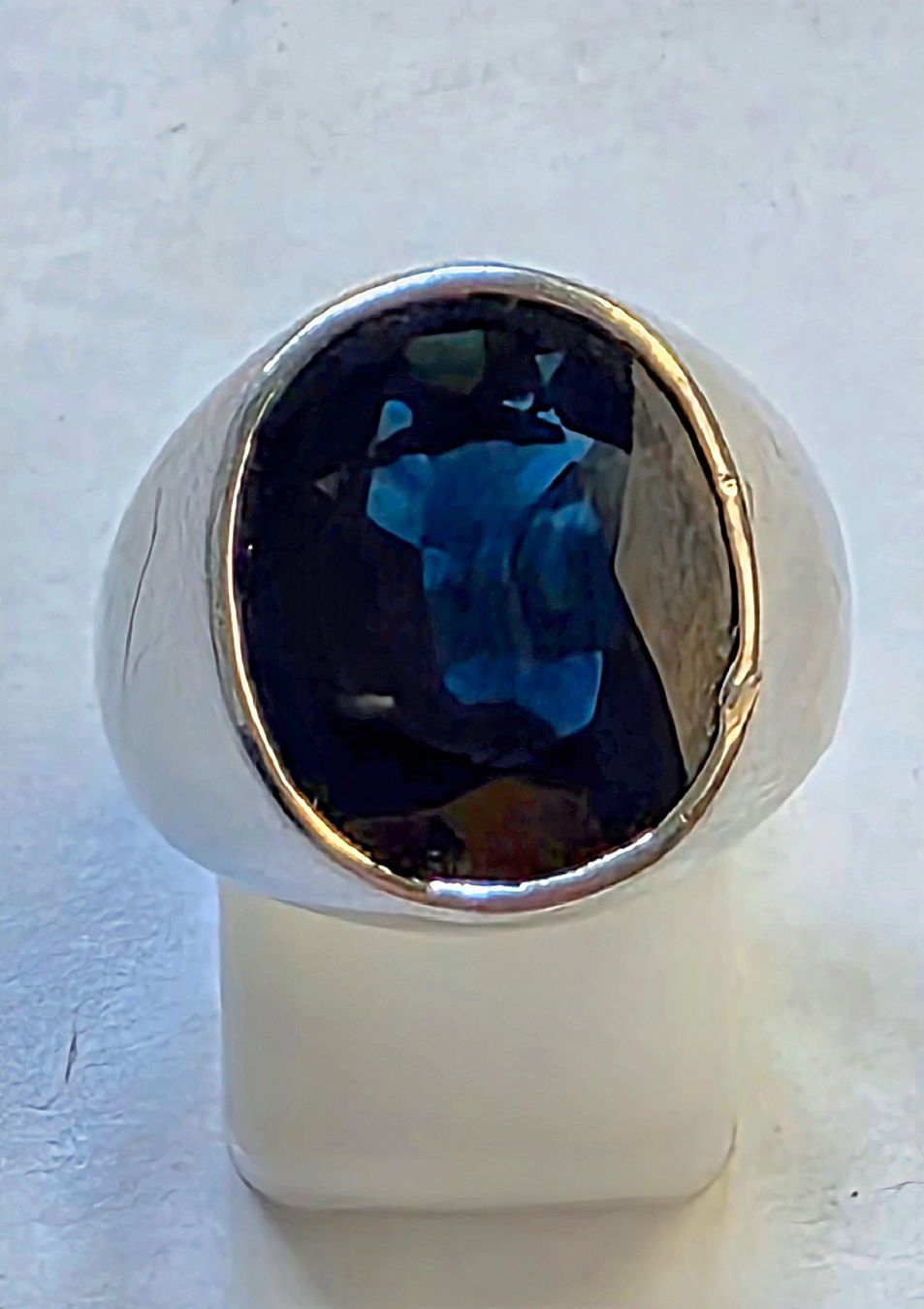 Anelli: Weissgold Safir Ring – Usato da Zürich venduto da ben_mn5h 7