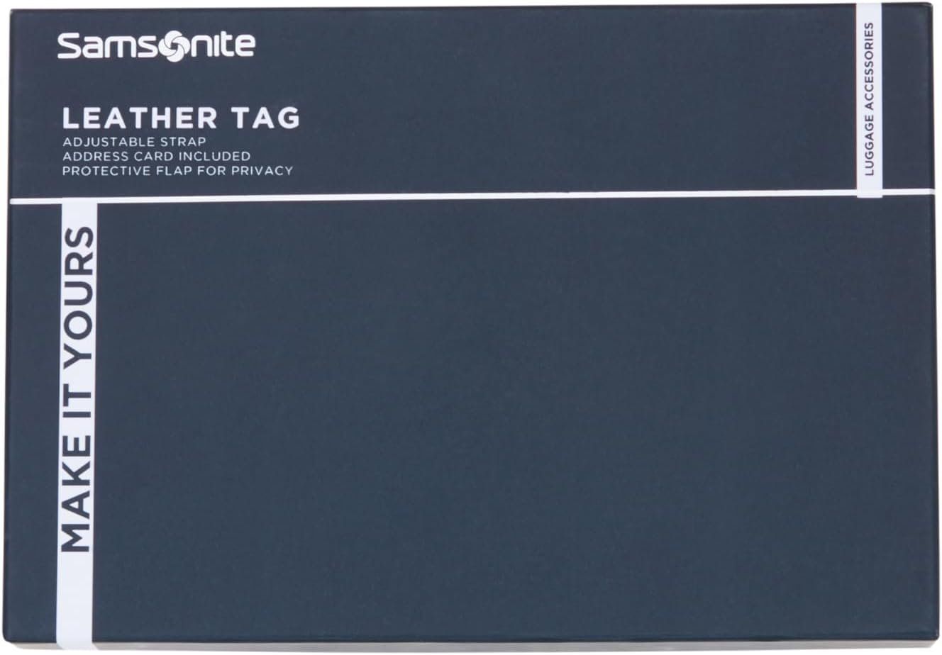Samsonite Valigie: Samsonite Leder Gepäckanhänger Schwarz – Nuovo e nell'imballaggio originale da Suhr venduto da SchnapperCH 3