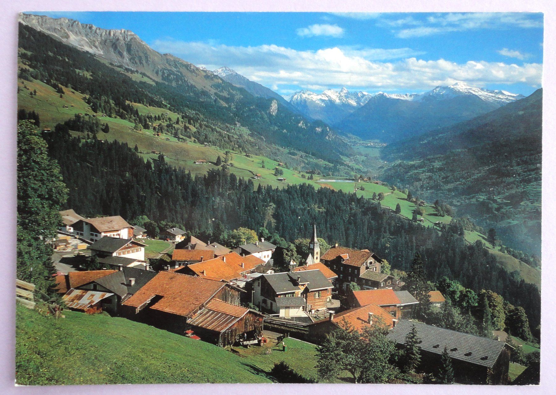 Cartoline postali: Pany 1250 m, Prättigau, – Usato da Fétigny venduto da Billy2miny