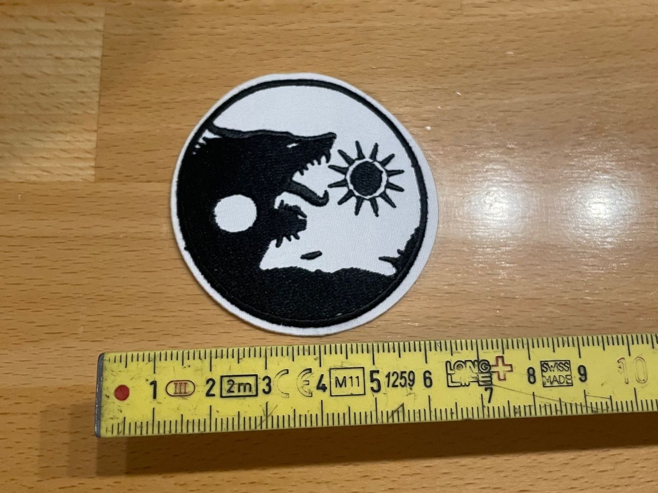 Patches: Wolf Yin Yang Patch Aufnäher Sticker – Neu (gemäss Beschreibung) aus Horn von abutre72