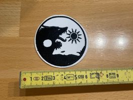 Wolf Yin Yang Patch Aufnäher Sticker