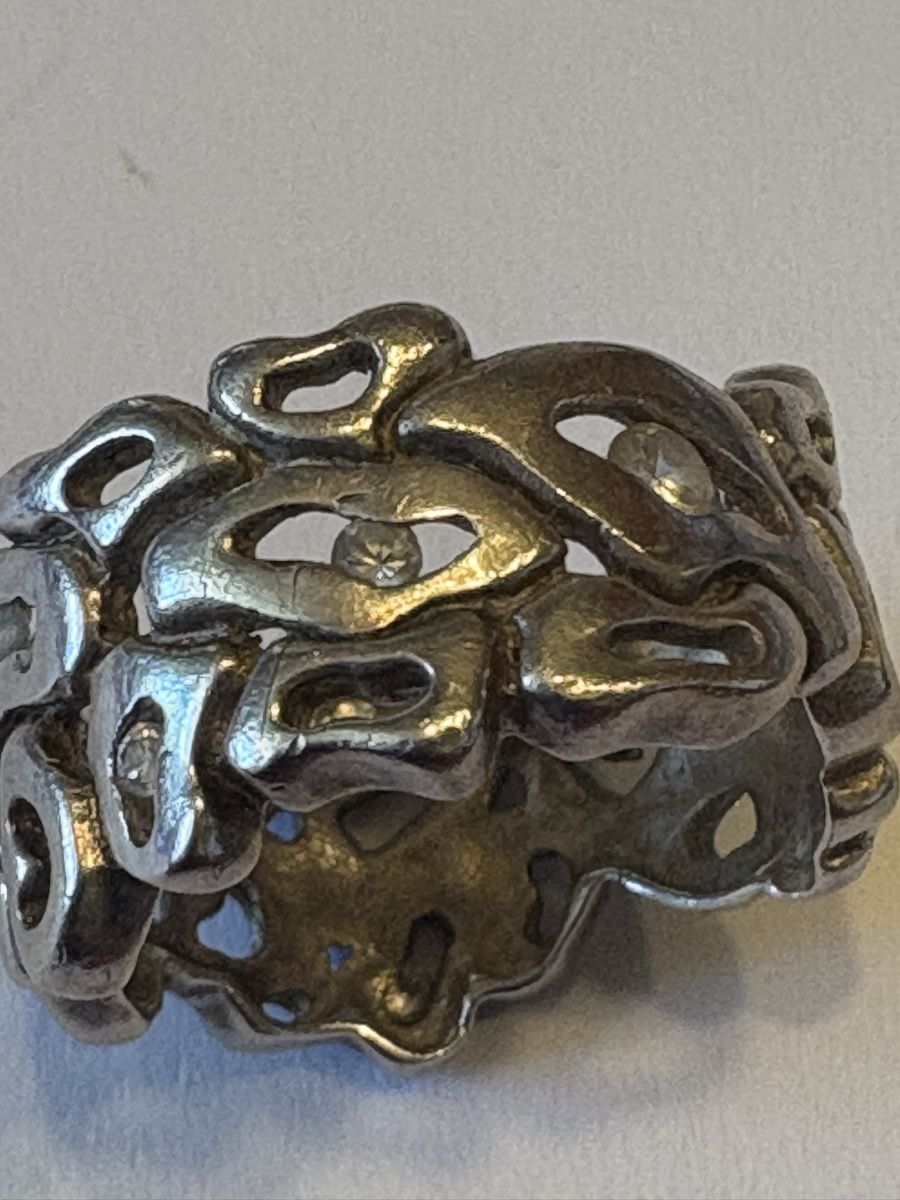 Anelli: 925 Silber Ring extravagant  – Usato da Murten venduto da Tzaugg
