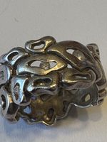925 Silber Ring extravagant 