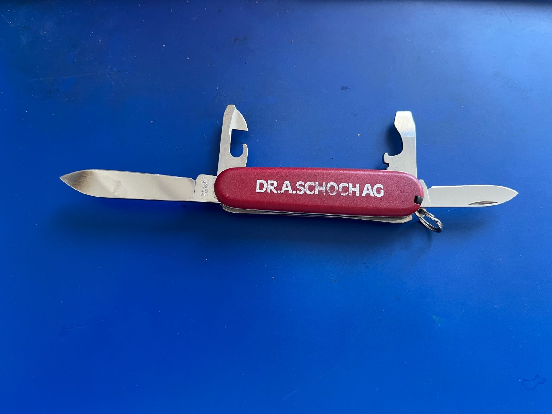 Victorinox Couteaux de poche: Victorinox Messer Recruit mit Werbung – Neuf (Voir description) à Dintikon par Redgar58 4
