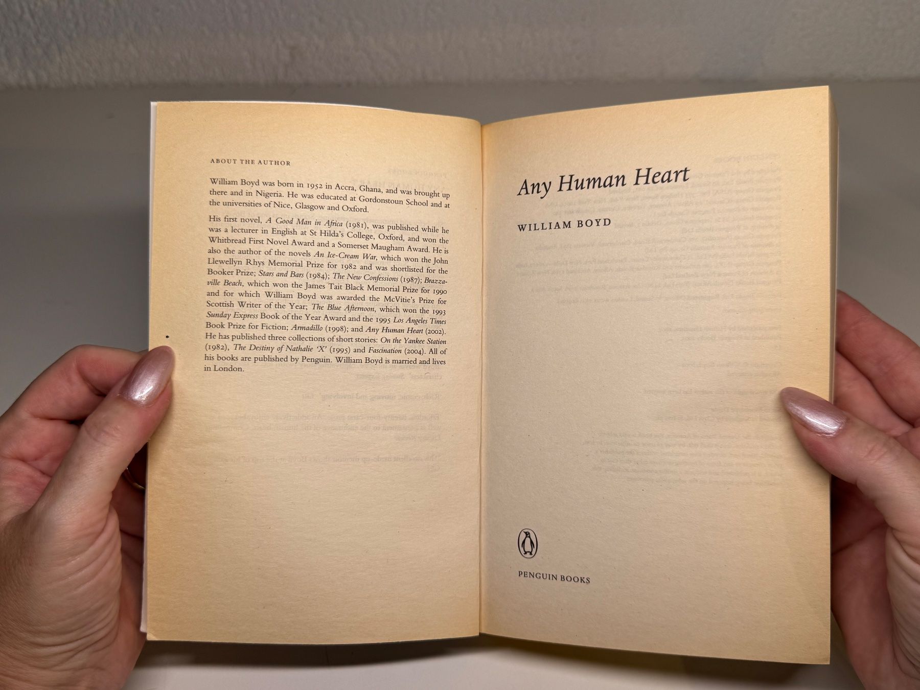 Libri: William Boyd, Any Human Heart – Usato da Grosswangen venduto da English_books 3