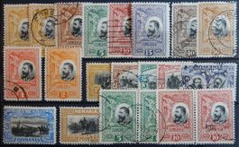 Rumänien ex. Kat. 177-194 */gest. 1906