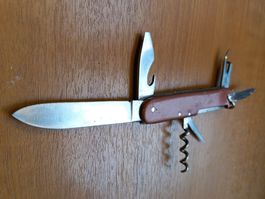 VTG MANIAGO ORESTE ROSO Klappmesser, Italien. 6-teilig.