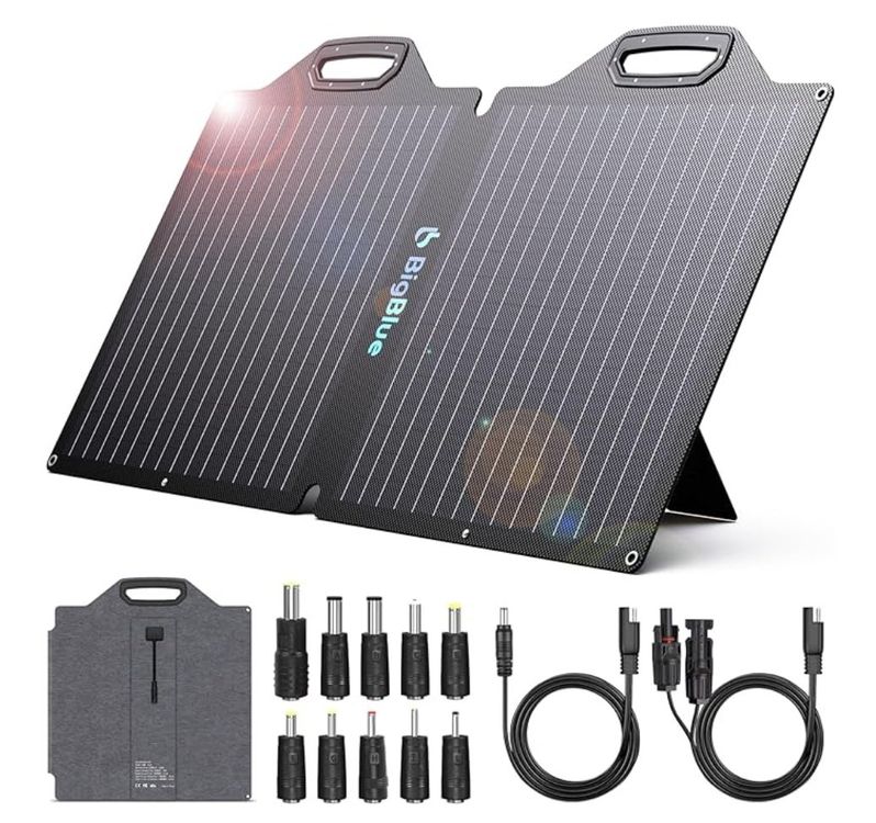 Litheli Faltbares Solarmodul 100W – Tragbares Sol Produktbild-Vorschau 1