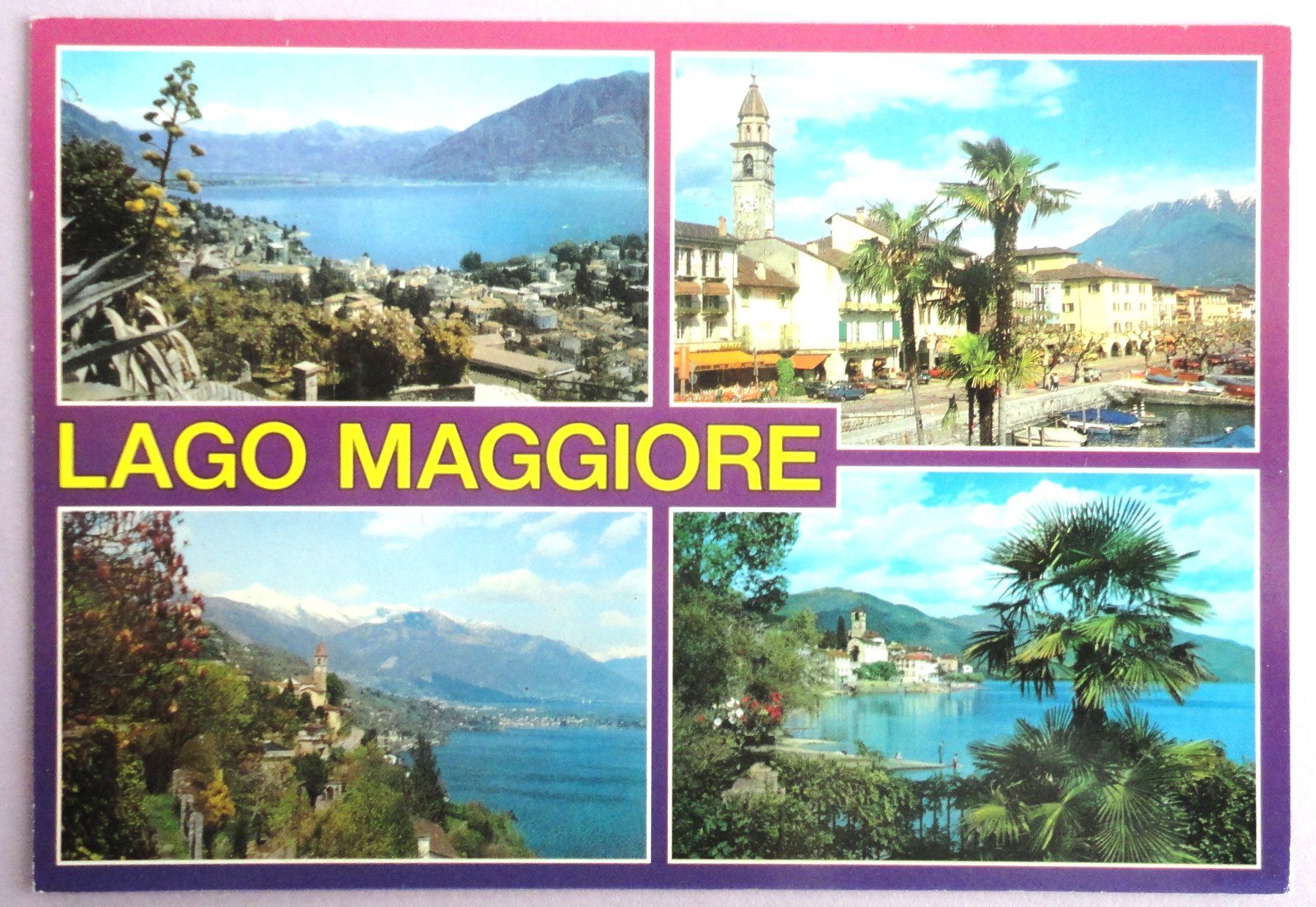 Ansichtskarten: Lago Maggiore – Gebraucht aus Fétigny von Billy2miny
