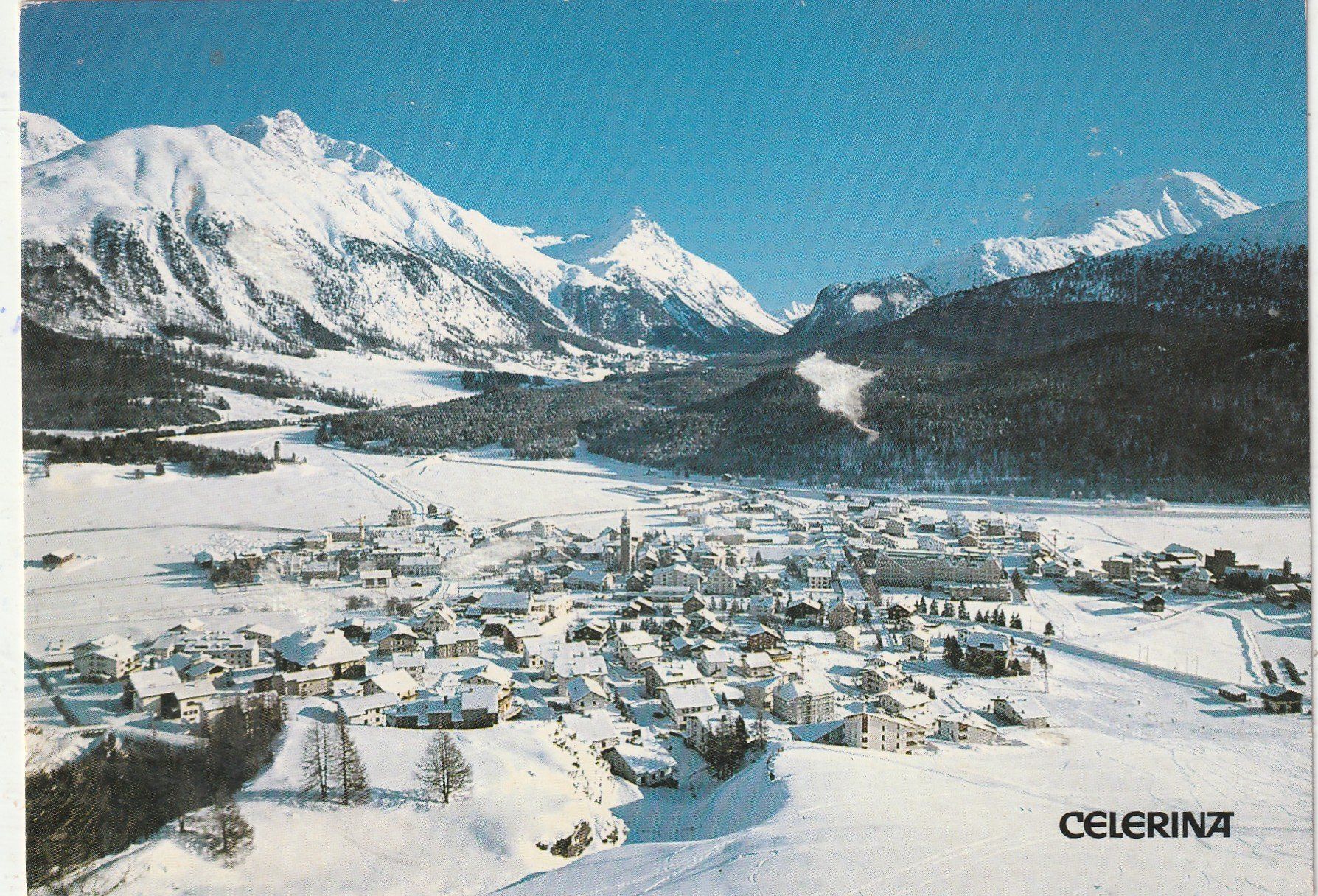 Ansichtskarten: 3 Karten Celerina Engadin – Gebraucht aus Lumbrein von made02