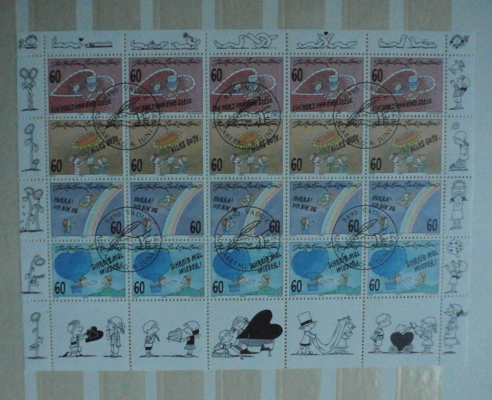 Tous les timbres: FL Spass am Brief 1995 ET – D'occasion à Kehrsatz par Bernherb2 1