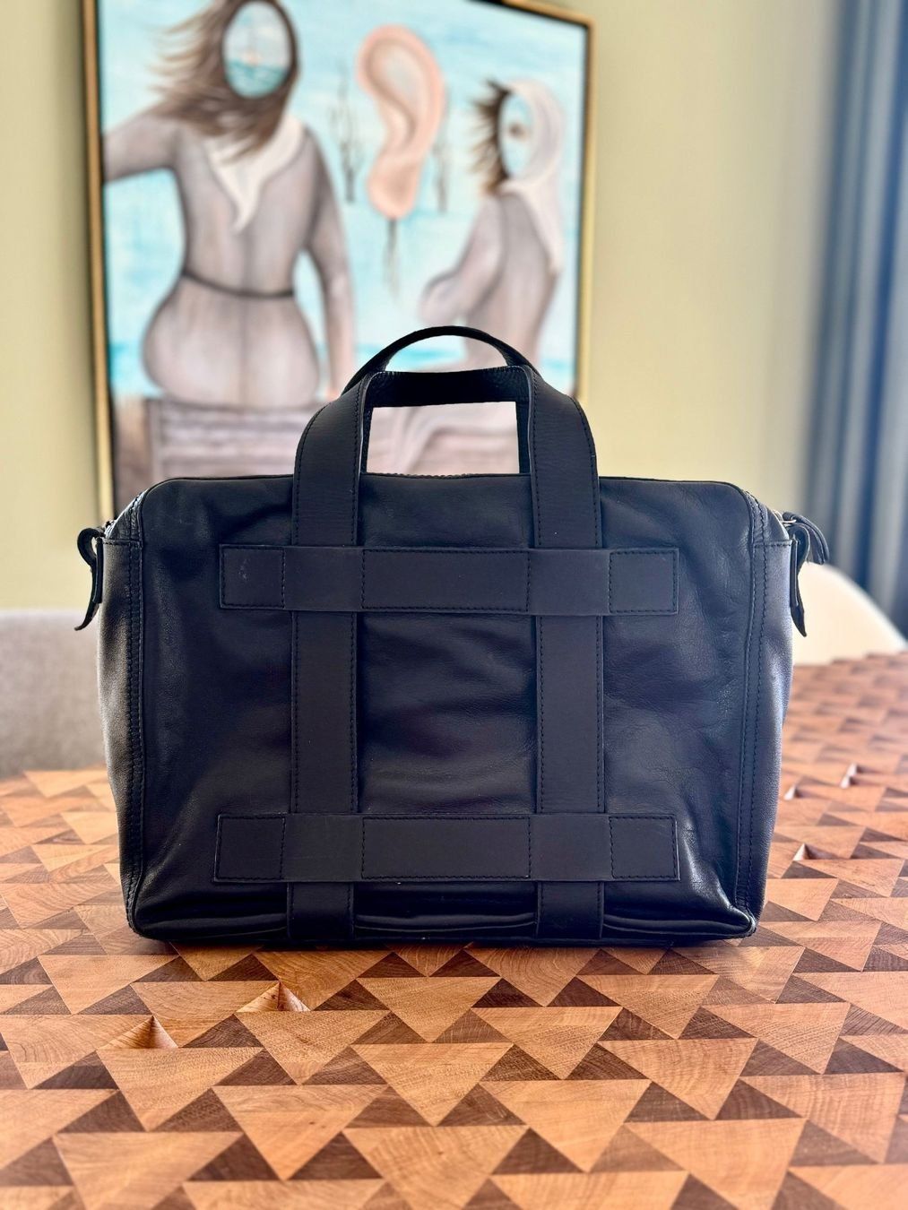 Koffer & Taschen: Designer-Aktentasche, Leder, schwarz -  Michaël Verheyden – Gebraucht aus Zürich von flowue 6