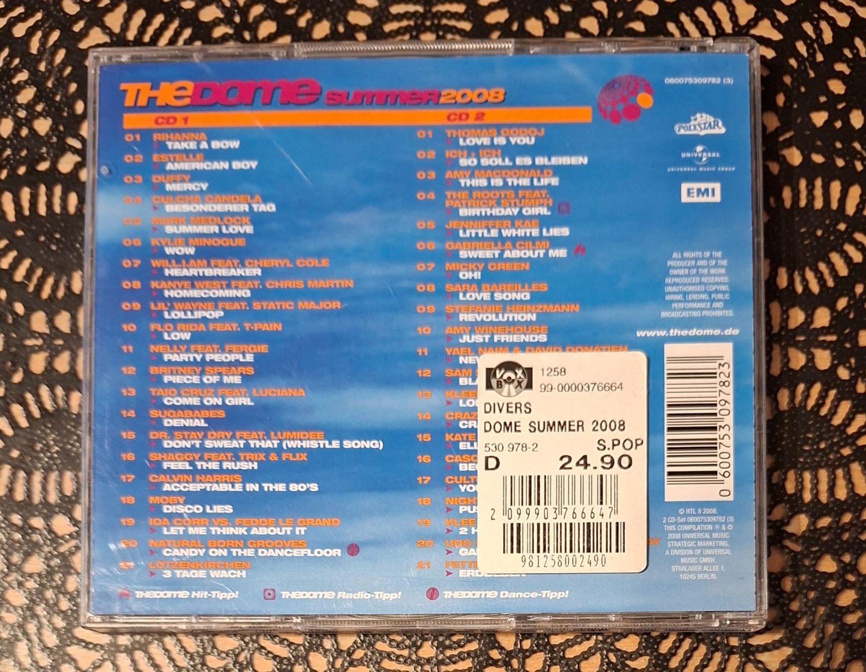 CD: The Dome Summer 2008, 2CD Hit Compilation, Sampler 2008 – Usato da Amriswil venduto da Celini3 1