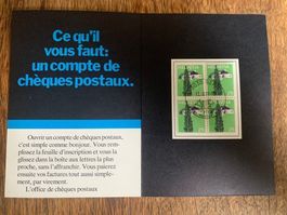 4 Briefmarken 1981 - Postcheckkonto (A6)