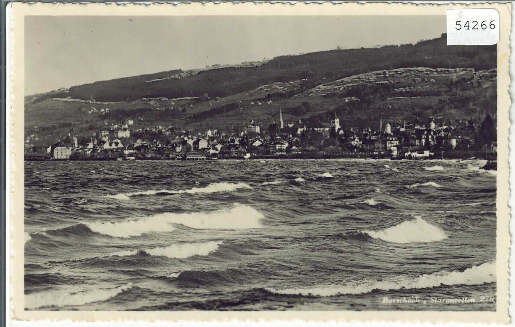 Cartoline postali: Rorschach - Sturmwellen – Usato da Ettingen venduto da Kartenplanet