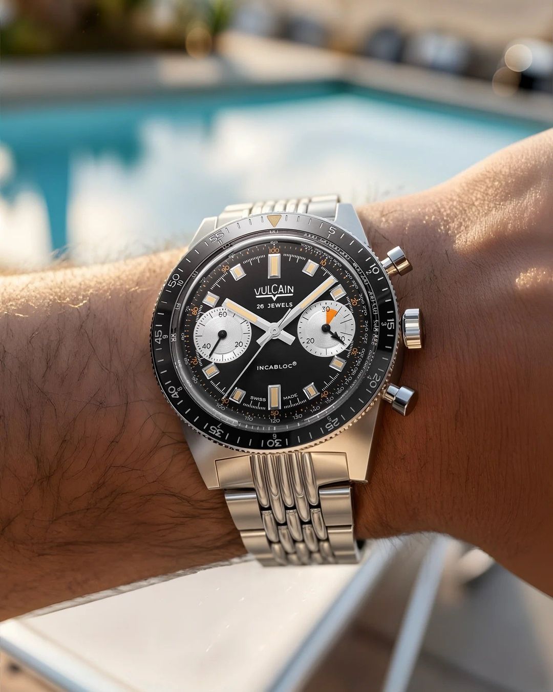 Vulcain Orologi: Vulcain Automatic Skindiver Black 590176A07.BHM – Nuovo e nell'imballaggio originale da Carouge GE venduto da Watchaser 2
