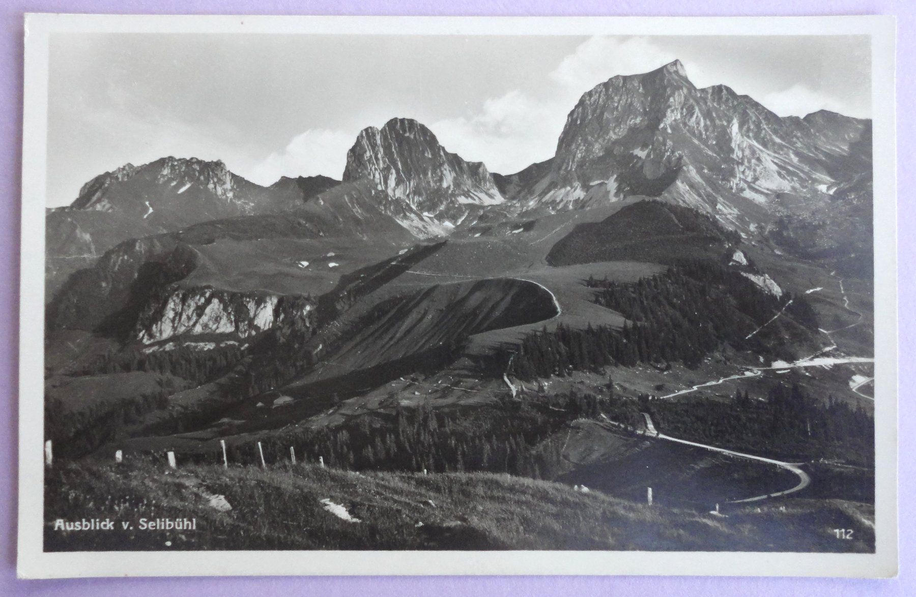 Cartoline postali: Ausblick v. Selibühl – Usato da Fétigny venduto da Billy2miny