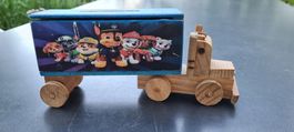 Spielzeuglastwagen Sparschwein / Jouet camion tirelire