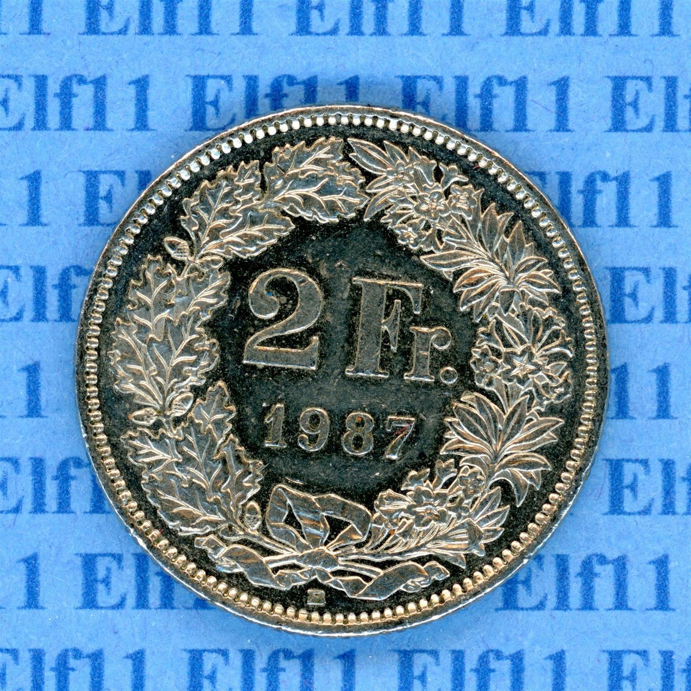 Tutti le monete: CHF___2.00 1987 -vz 2 Franken – Usato da Widnau venduto da Elf11