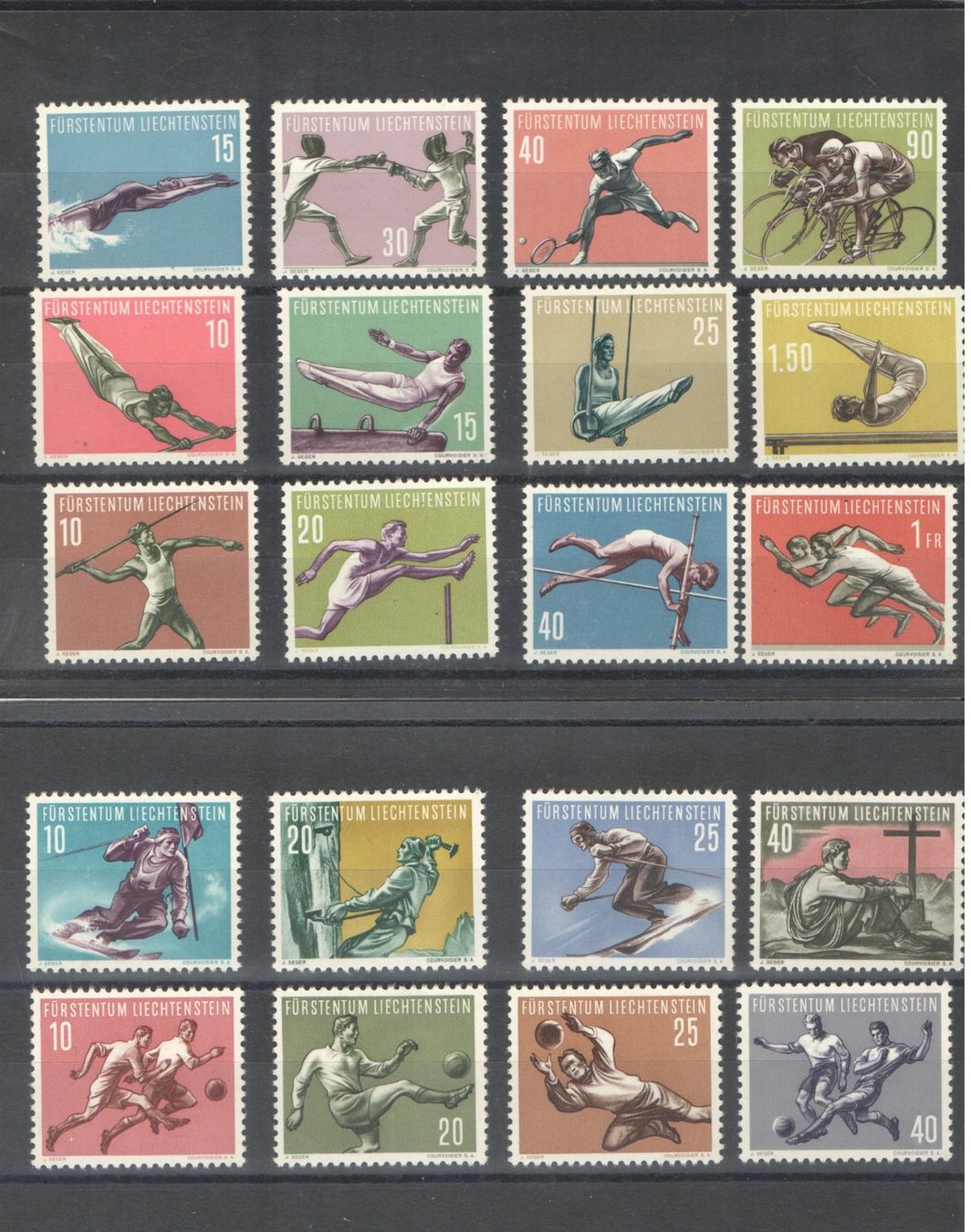 Tous les timbres: Liechtenstein – D'occasion à Echichens par Topfila