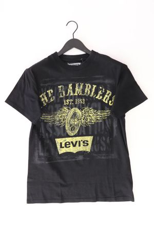 Levi's Printshirt Gr. M Kurzarm schwarz