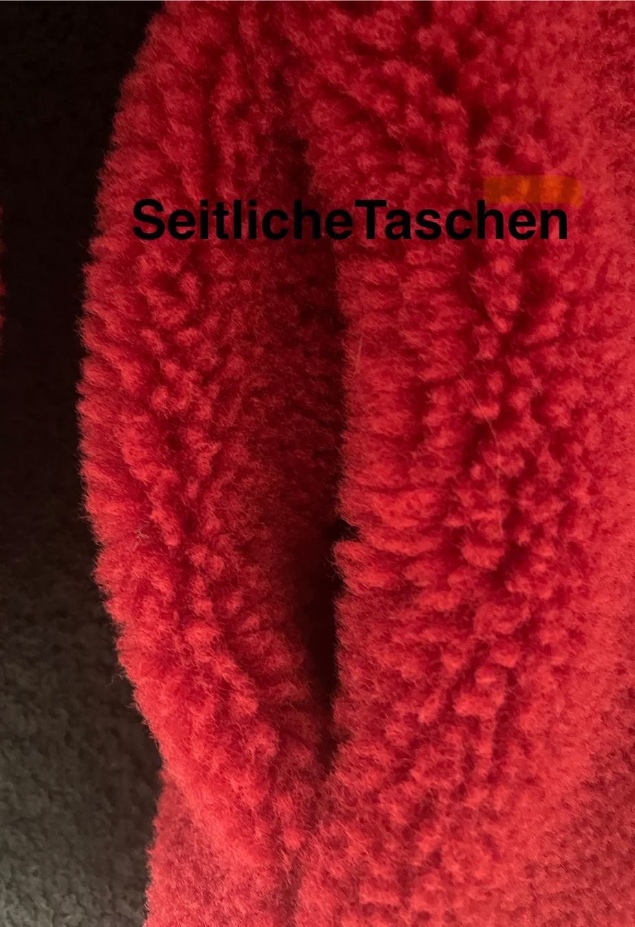 Mango Cappotti: MNG Mango Red Teddy Bear Plush Coat Jacket, M, neu! – Nuovo (secondo la descrizione) da Wangen b. Olten venduto da VeraHa 4