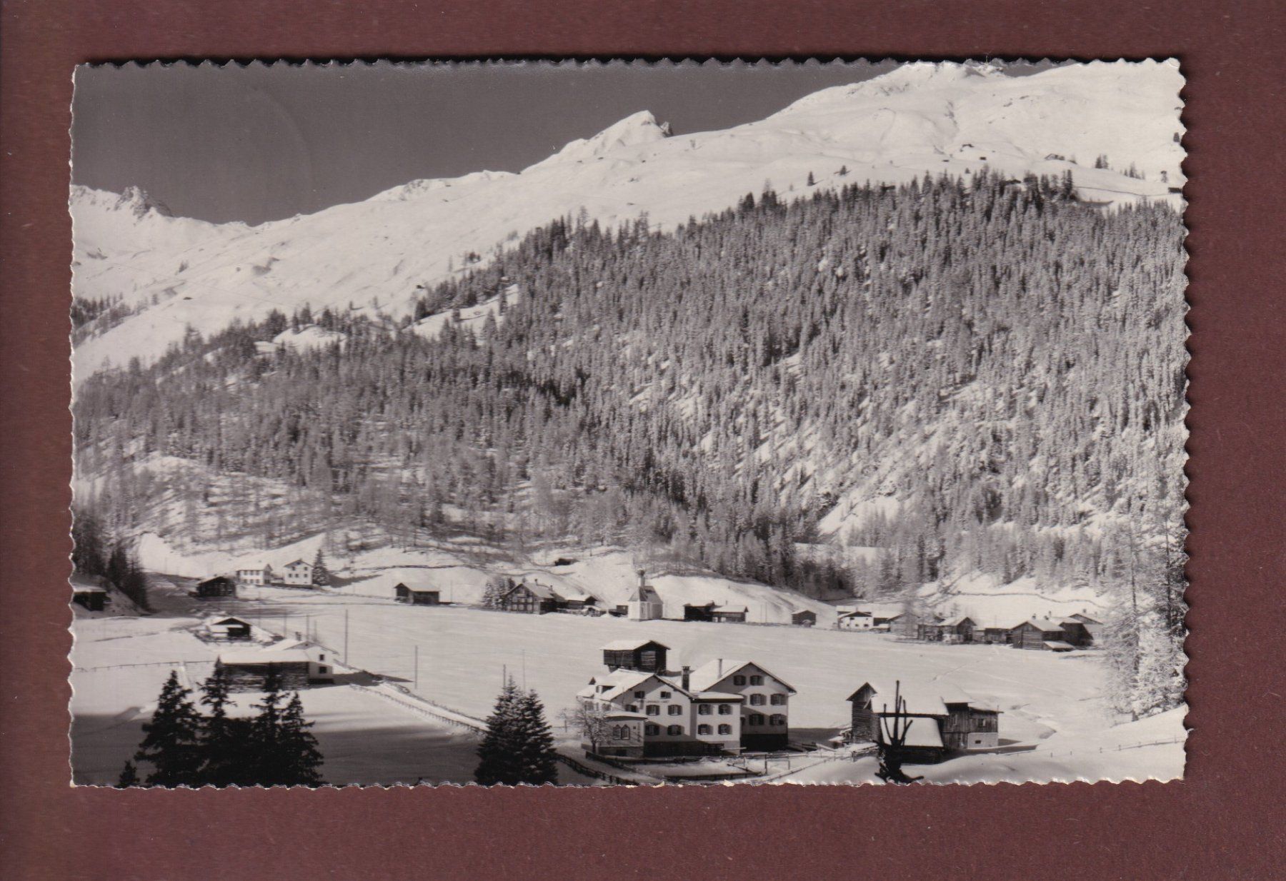 Cartoline postali: LARET ob Klosters - 1951 – Usato da Pully venduto da nicecards
