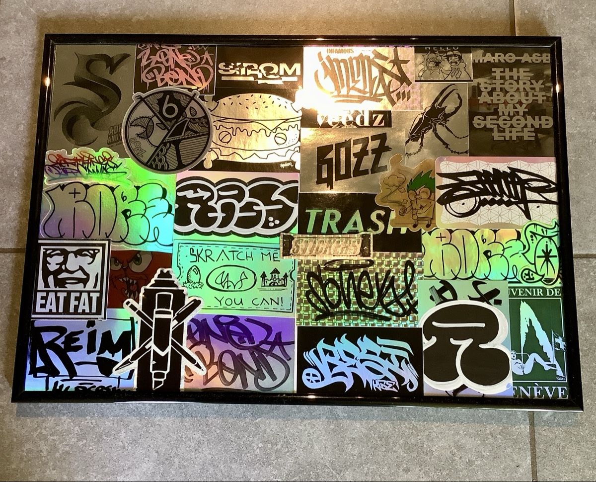 Foto & Immagini: Sticker Collage Graffiti schwarz-weiss Bild by Graffslaps.ch – Nuovo (secondo la descrizione) da zürich venduto da NickLos_26 1
