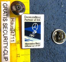 MERCEDES BENU AUTO PIN PARTNER OFFICIAL IOC OLYMPIA