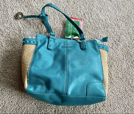 Blaue Tasche