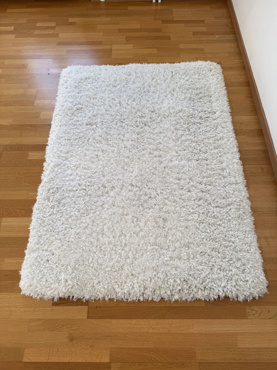 Tappeti: Weisser Super Shaggy Teppich – Usato da Luzern venduto da Migler