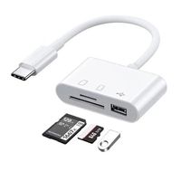 Schnelle 3-in-1 USB C SD Kartenleser mit USB 3.0 - Übertragu