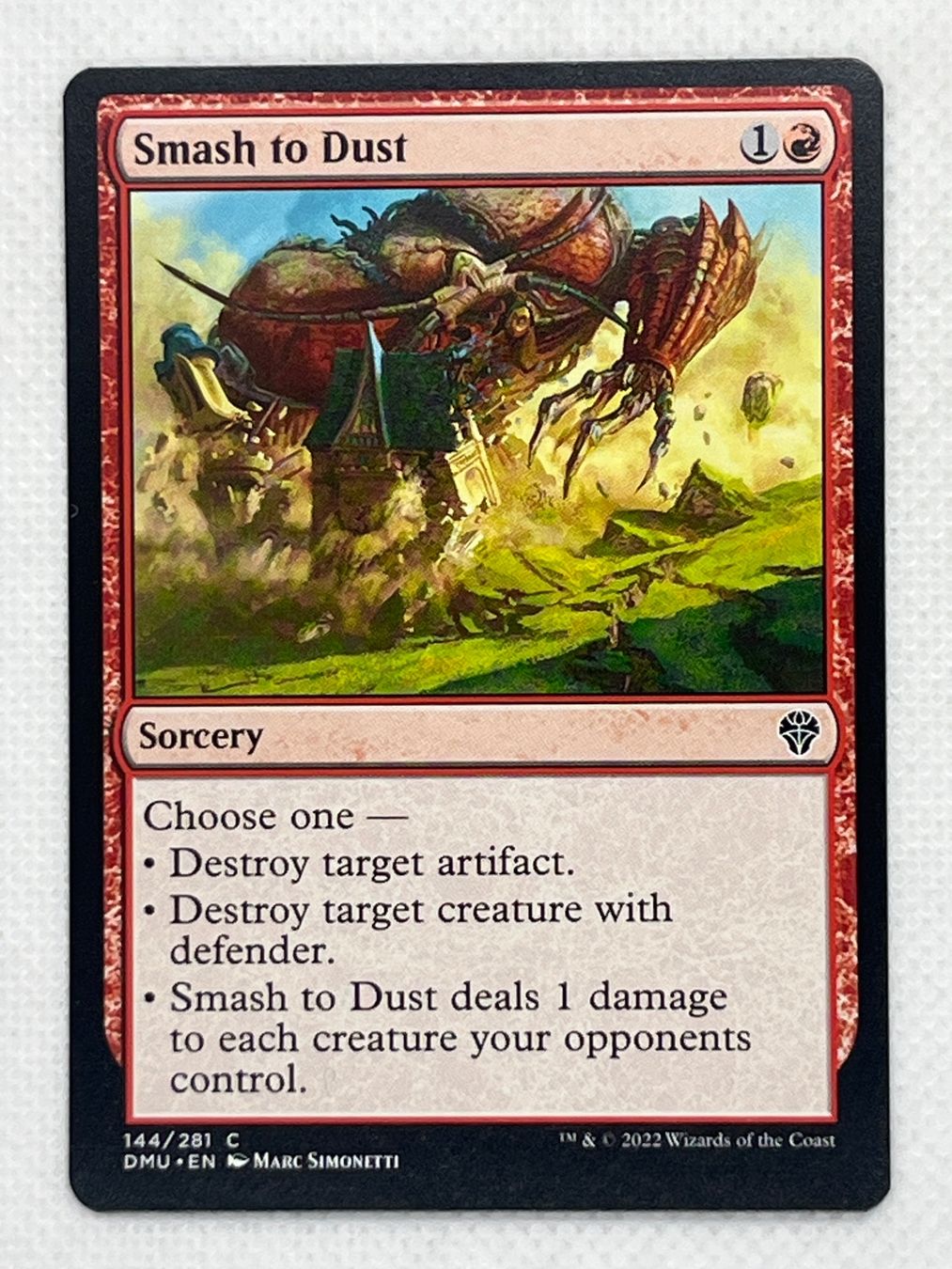 Magic The Gathering Carte collezionabili: MTG Smash to Dust DMU 144 Englisch Common – Usato da Hinterkappelen venduto da Kim1992