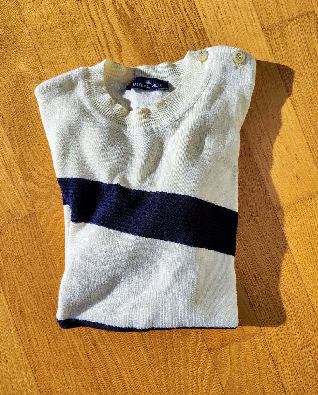 Maglioni & Felpe: Joli pull blanc ROYAL MER Taille M – Usato da Carouge GE venduto da for_8yym 9