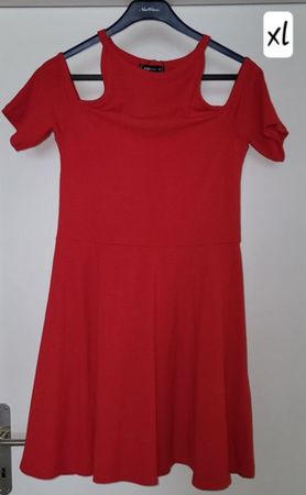 Rotes Sommerkleid XL 