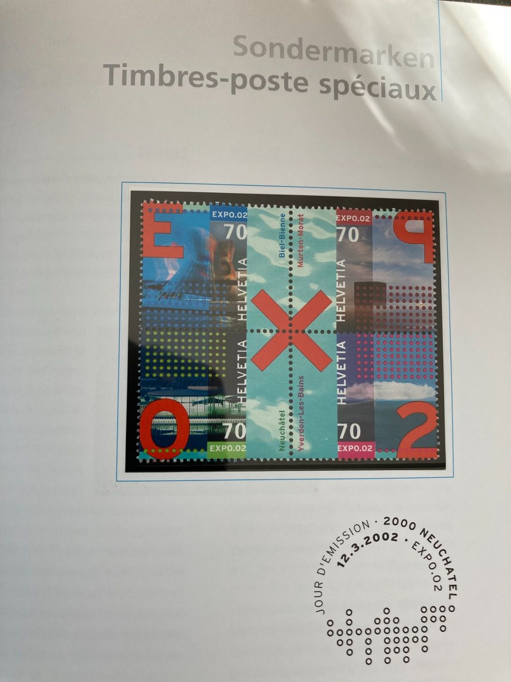 Tutti i francobolli: Schweiz 2002 Jahrbuch postfrisch vollständig – Nuovo (secondo la descrizione) da Liestal venduto da schnueps 2
